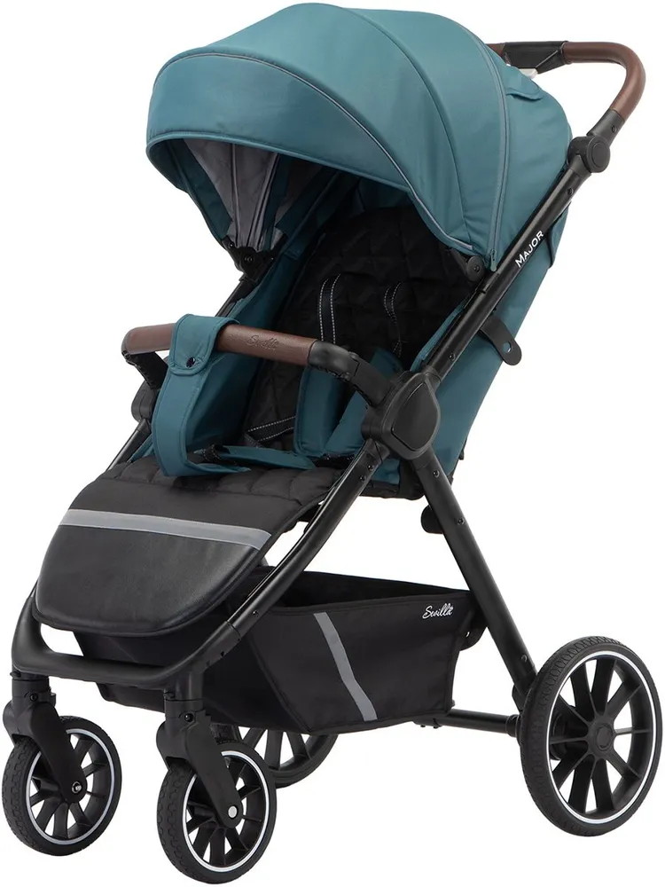 Детская прогулочная коляска Sevillababy Major бирюзовый