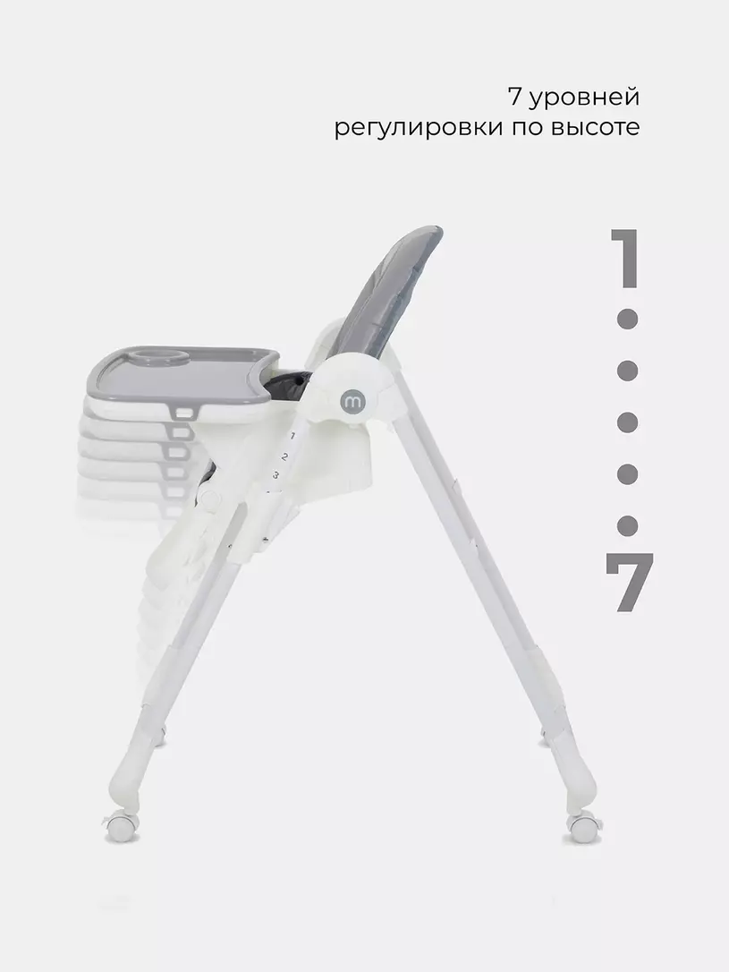 Стульчик для кормления Mowbaby Honey Grey