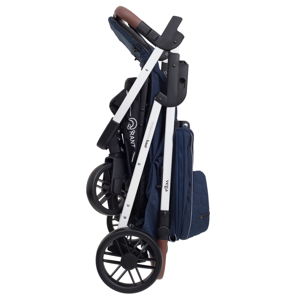 Коляска прогулочная Rant Vega Trends Lines blue (2021). Цвет: Синий