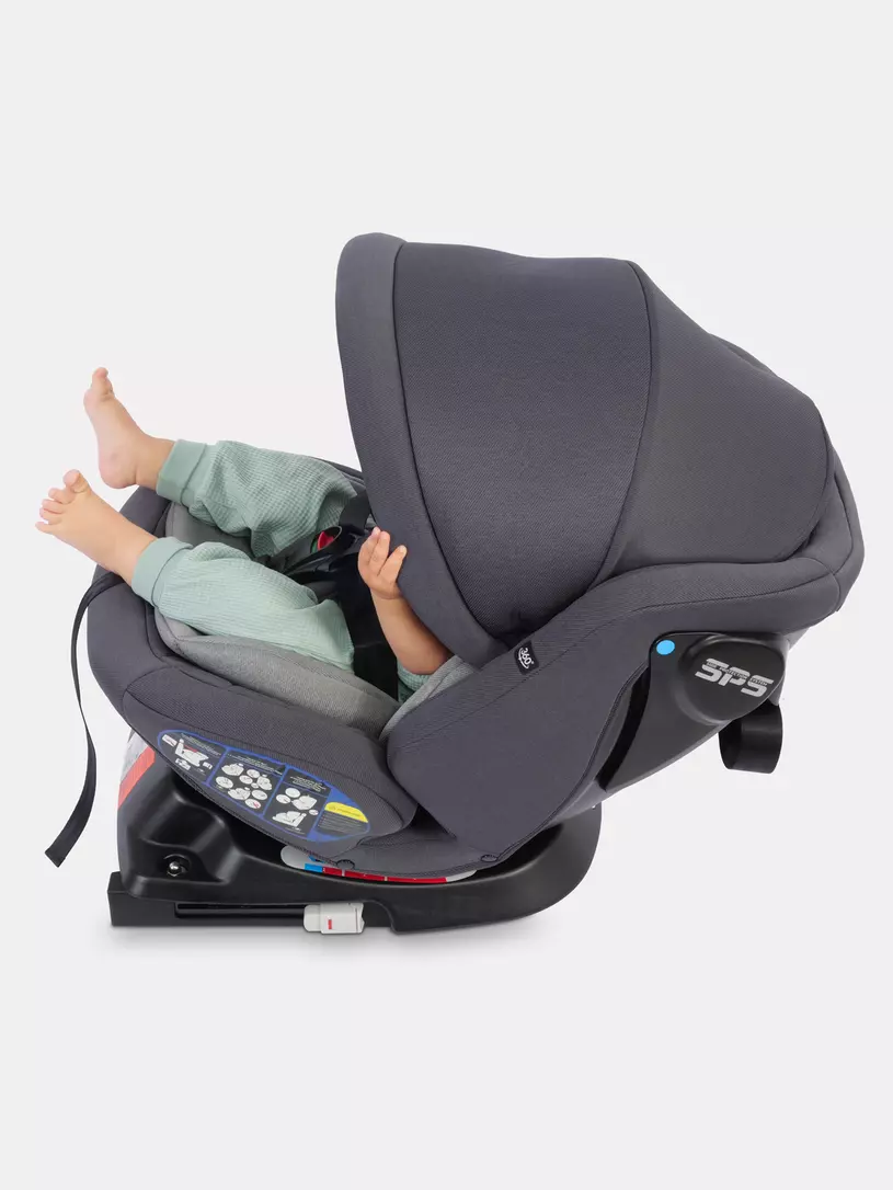 Автокресло Rant Nitro Plus isofix 0/1/2/3 (0-36 кг) Grey