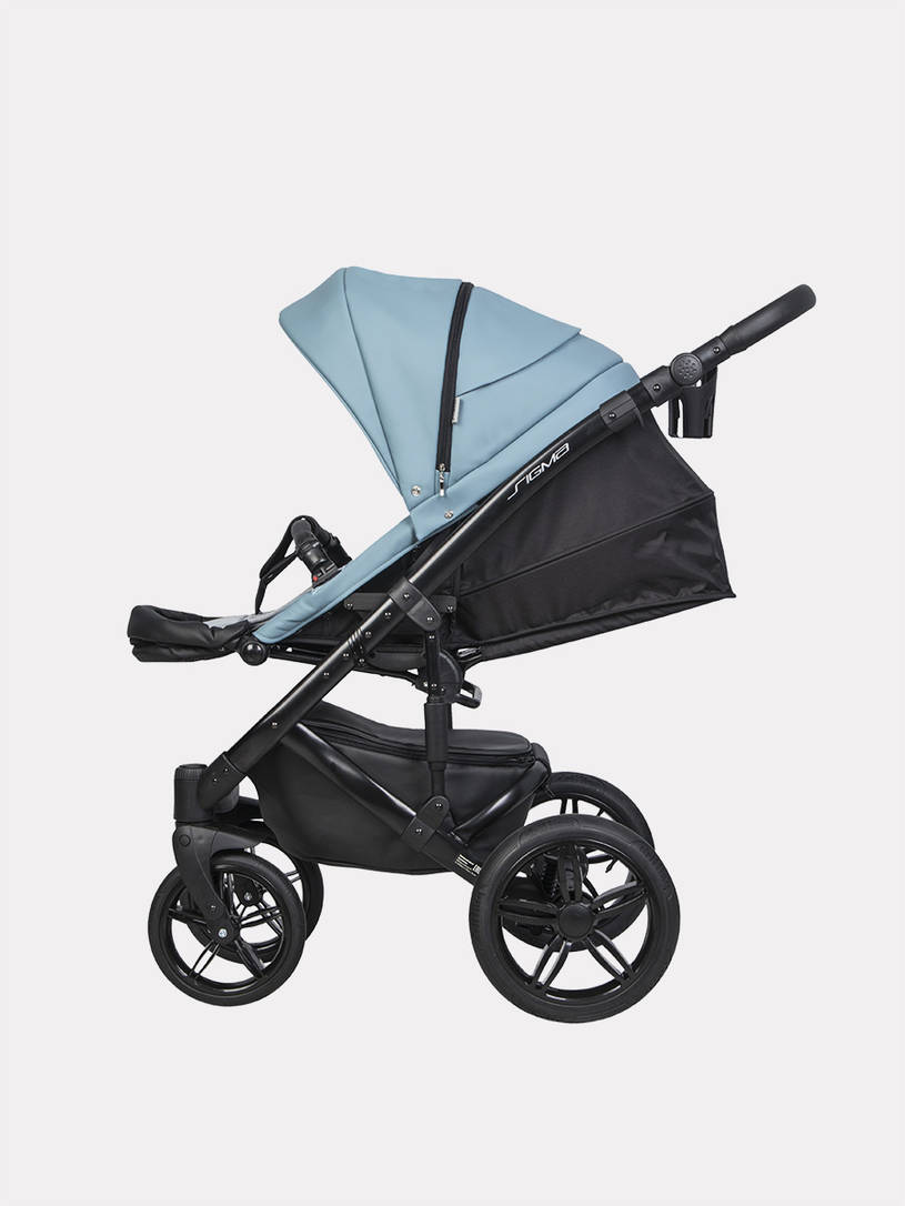 Коляска 2 в 1 Riko Sigma Pro Сrystal blue