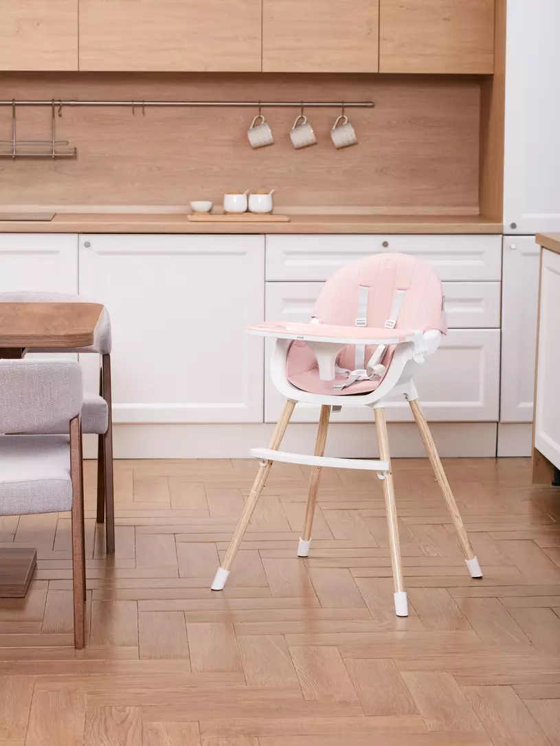 Стульчик для кормления Mowbaby Crispy pink