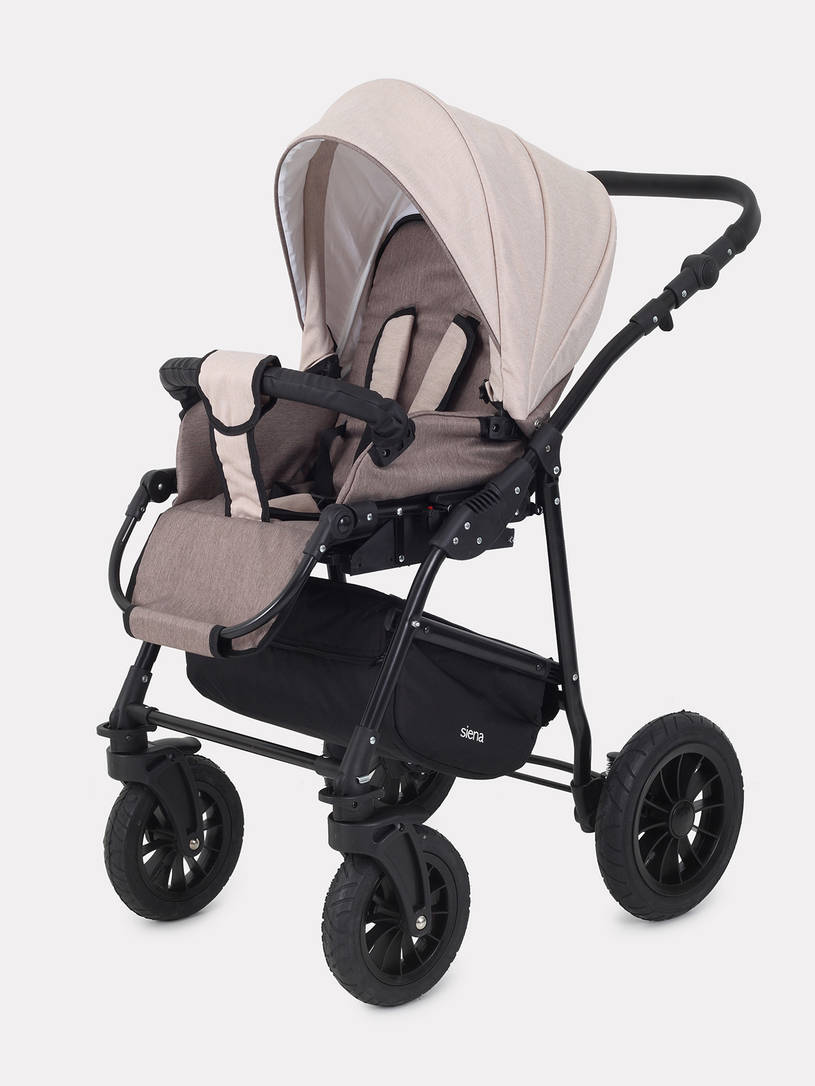 Коляска Rant Siena 2024 09 коричневый-бежевый