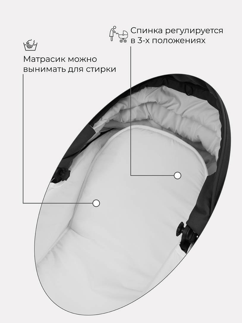 Коляска 2 в 1 Rant Patio Grey