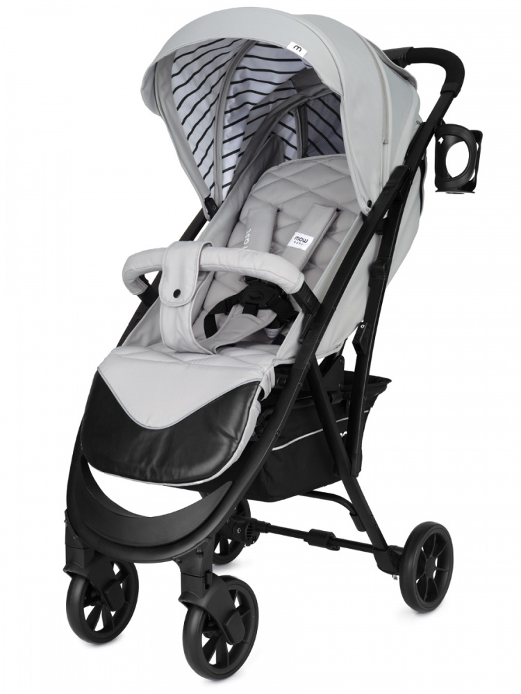 Коляска прогулочная Mowbaby Fast RA081 Silver. Цвет: Серый