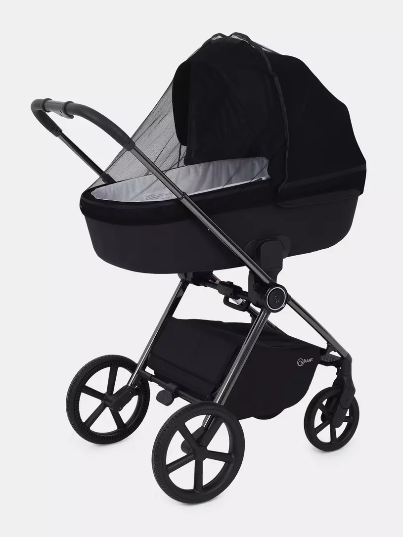 Коляска 2 в 1 Rant Teo Black Chrome Black