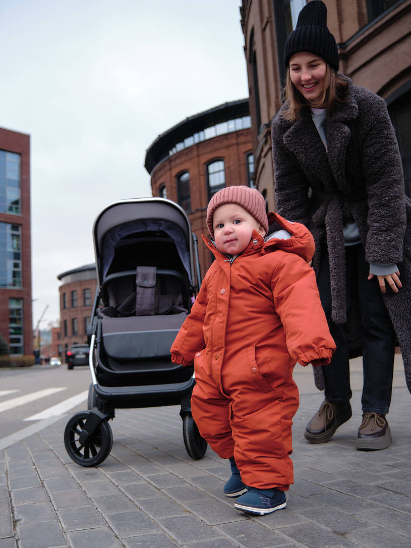 Коляска 3 в 1 Mowbaby Tilda Carbon