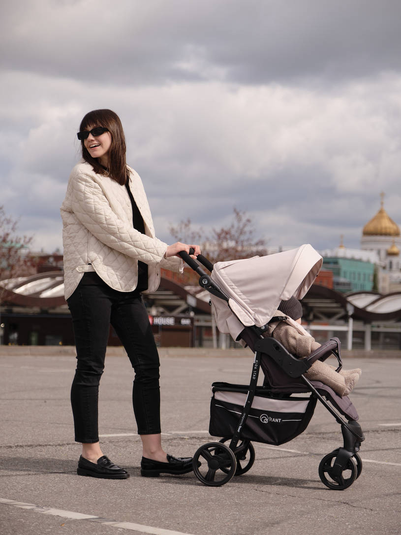 Коляска прогулочная Rant Kira Star Ivory Beige Цвет: Светло-бежевый
