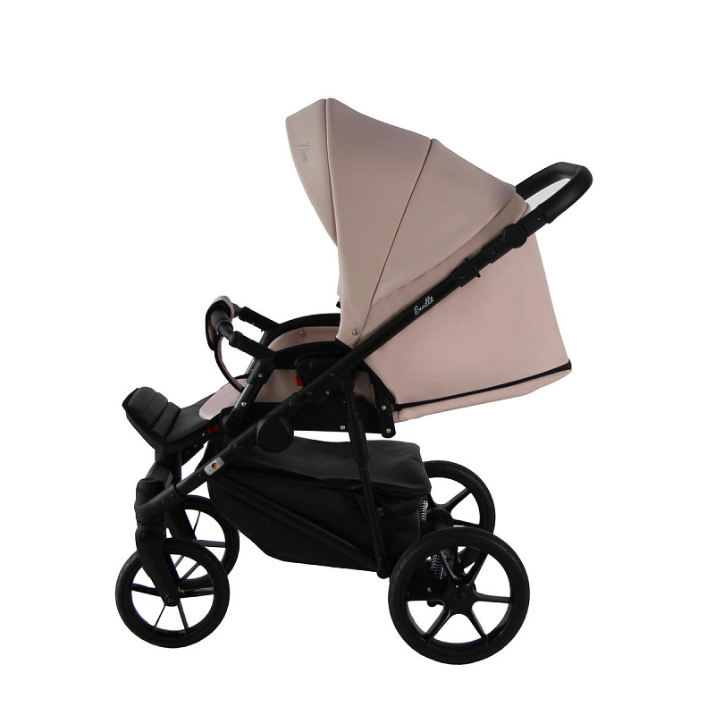 Детская коляска Sevillababy Tisso 2 в 1 пудровый экокожа