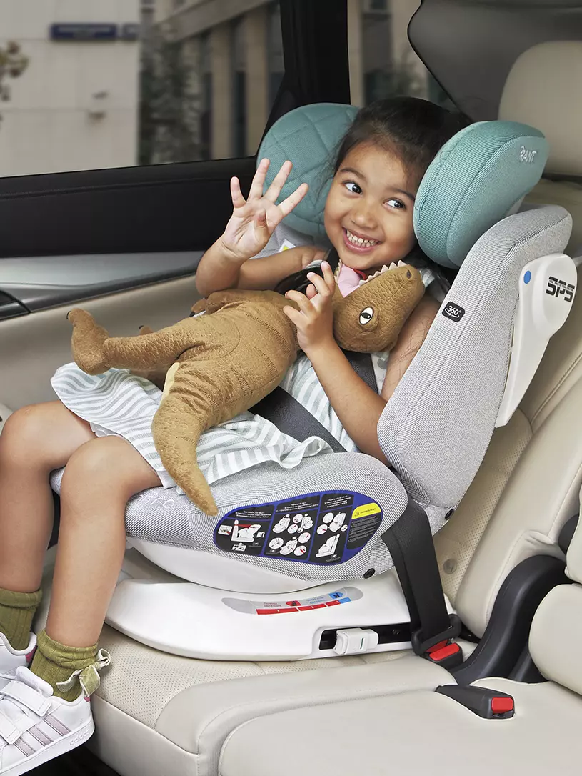 Автокресло Rant Nitro 0/1/2/3 (0-36 кг) Grey/Mint