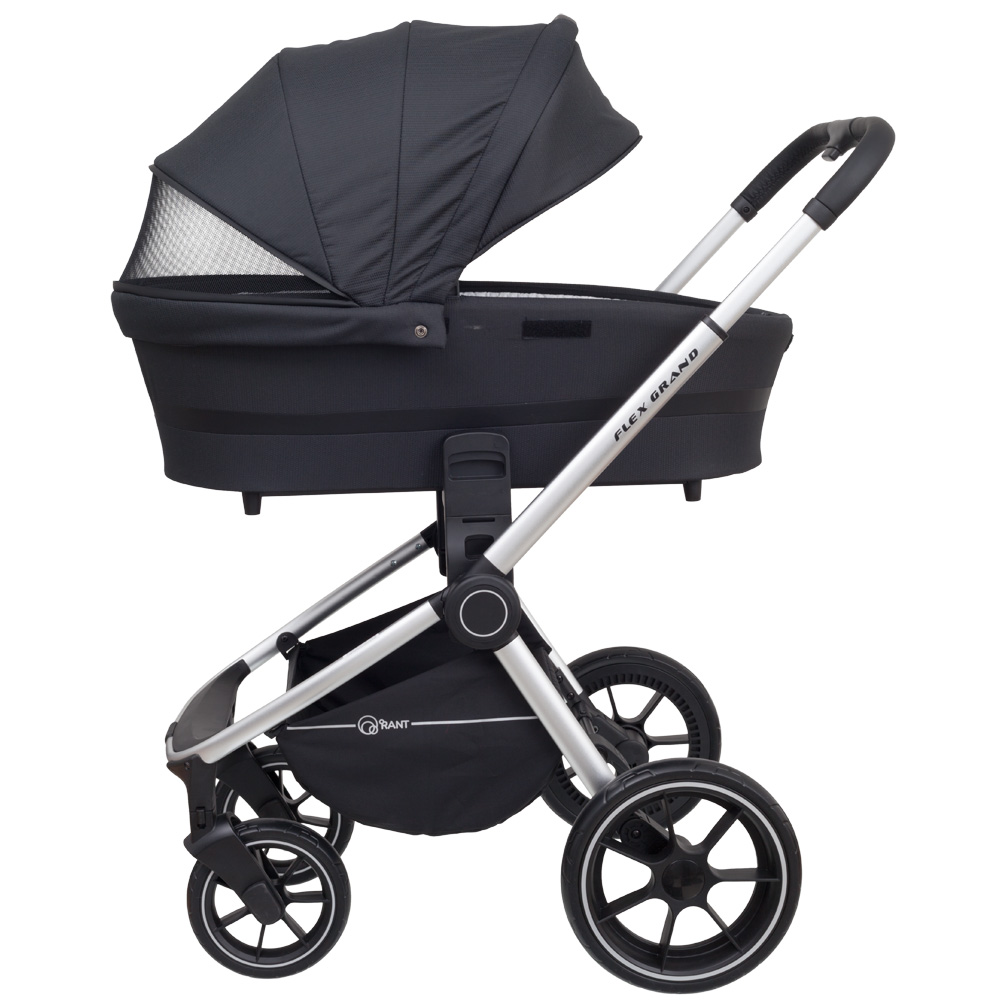 Коляска 3 в 1 Rant Flex Grand Midnight Black черный