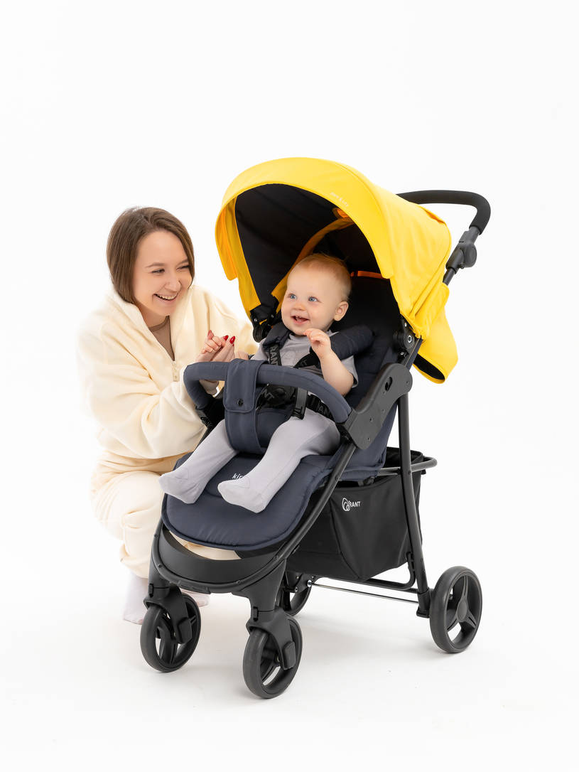 Коляска прогулочная Rant Basic Kira Yellow
