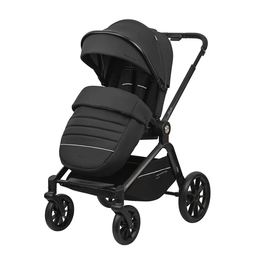 Коляска 3 в 1 Indigo SOLAR черный