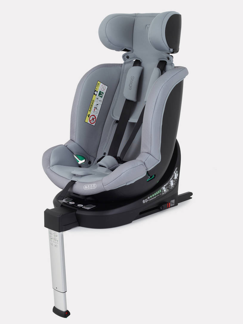 Автокресло Mowbaby Stage isofix (40-150 см) 0-36 кг Grey