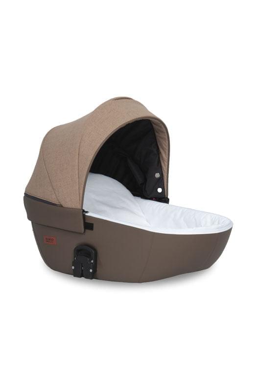 Коляска 2 в 1 Riko Basic Aicon 10 бежево-коричневый