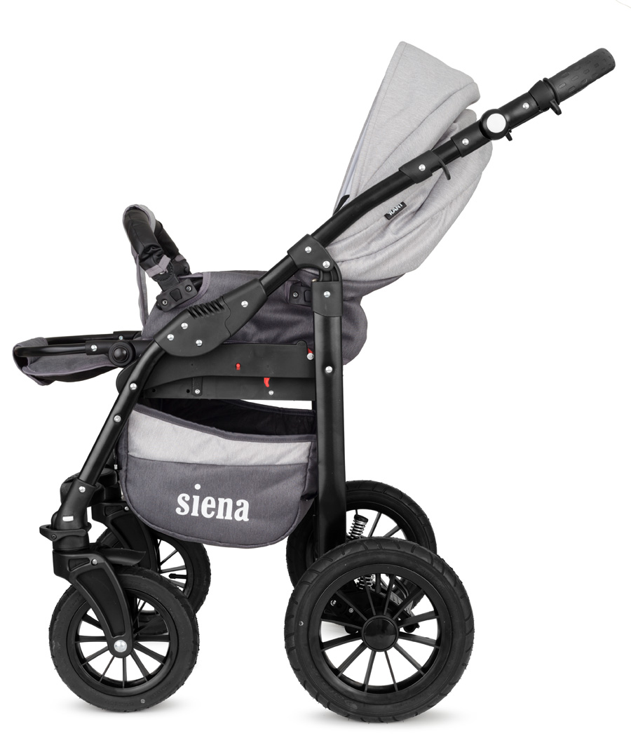 Коляска 3 в 1 Rant Siena 04 серый