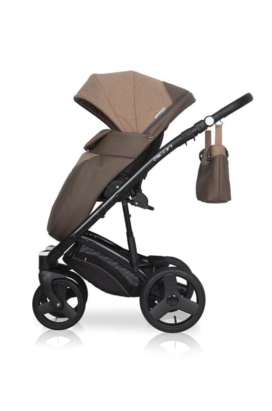 Коляска 2 в 1 Riko Basic Aicon 10 бежево-коричневый