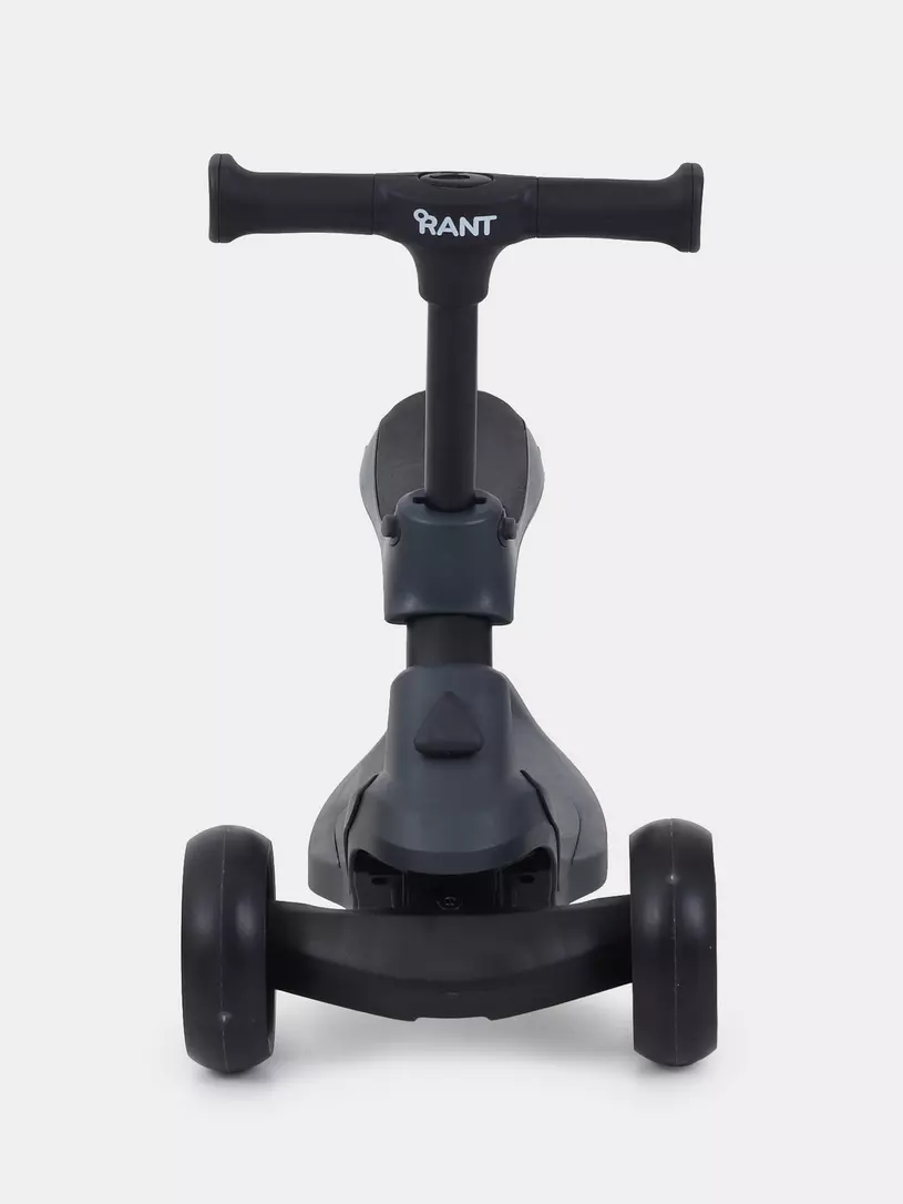 Беговел-самокат Rant Rider со светящимися колесами серый