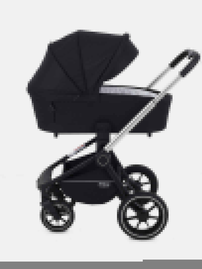 Коляска 2 в 1 MOWBaby ZOOM PU RA086 Silver Black