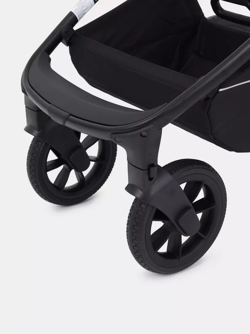 Коляска 3 в 1 Mowbaby Zoom Silver 2025 black