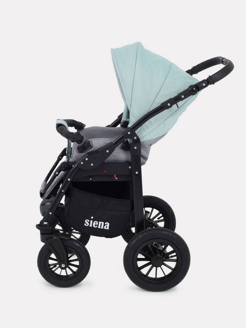 Коляска 2 в 1 Rant Siena 08 серый-ментоловый