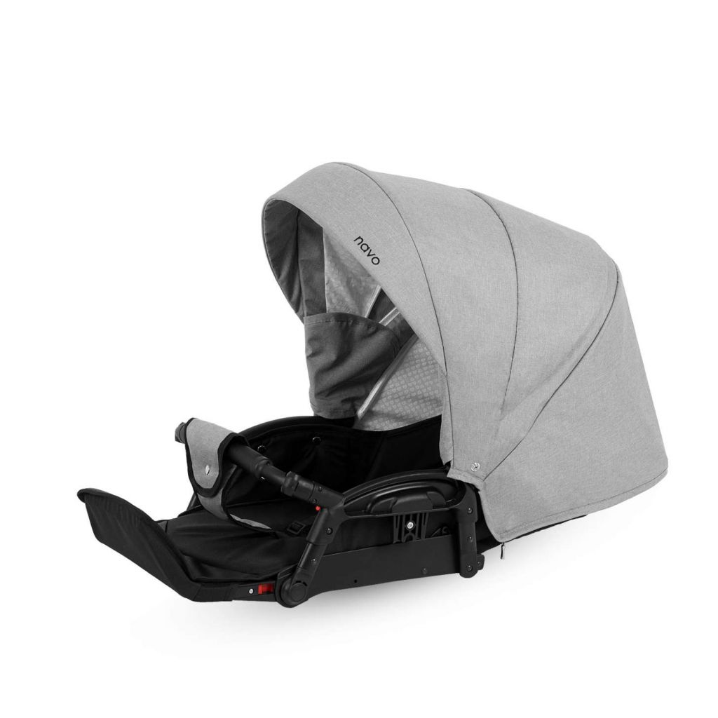 Коляска 2 в 1 Camarelo Navo, Светло-серый меланж