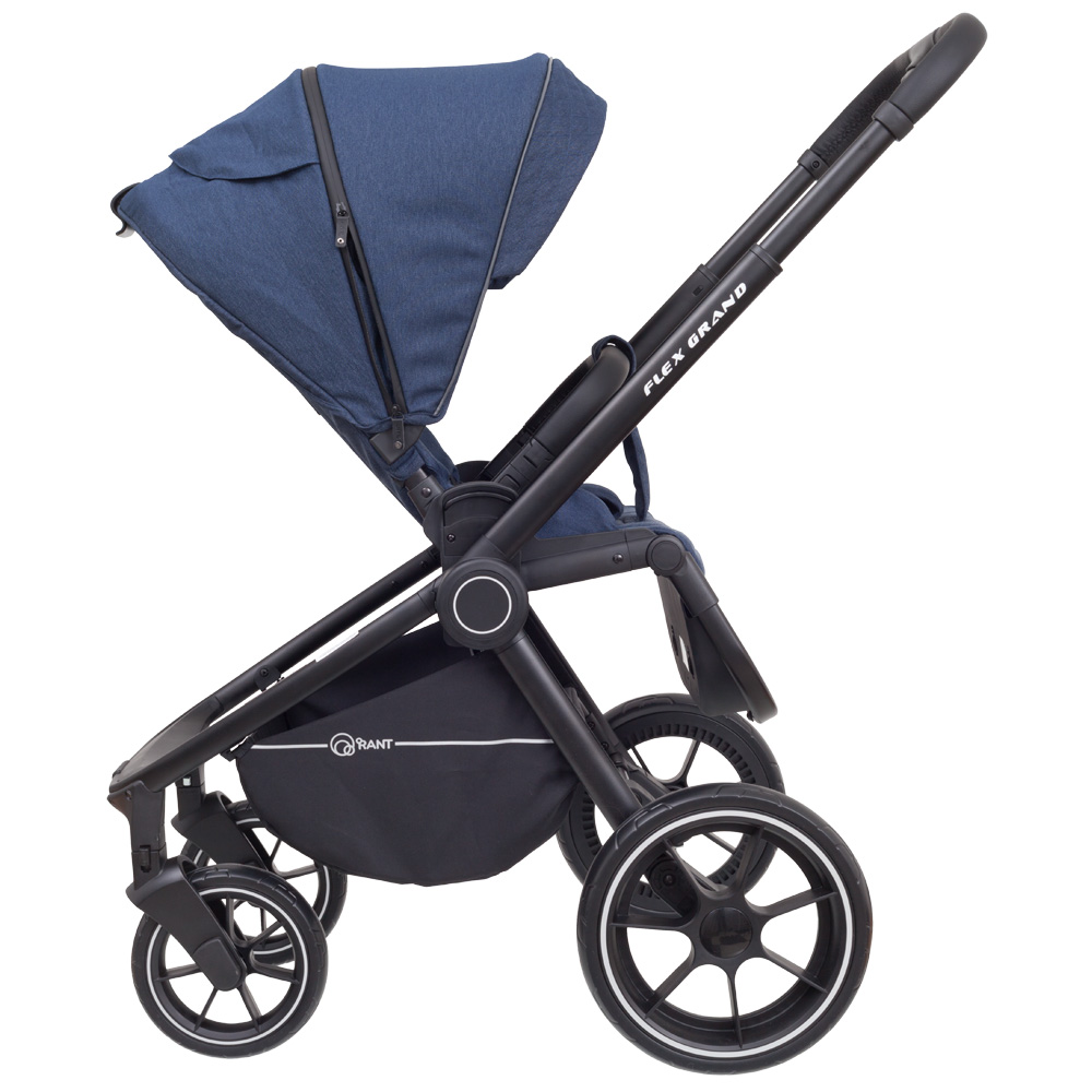 Коляска 3 в 1 Rant Flex Grand Jeans Blue синий