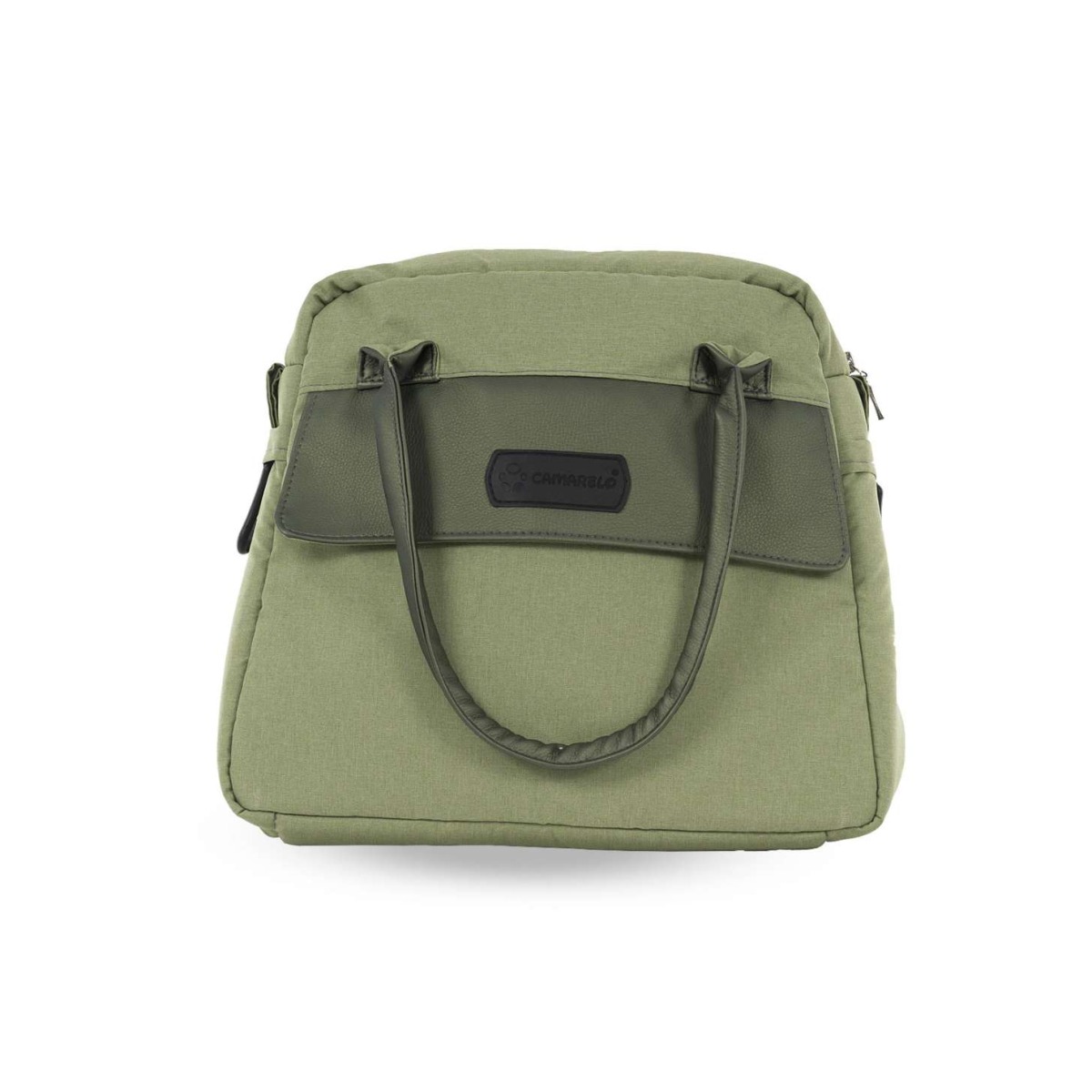 Коляска 2 в 1 Camarelo Ollio, Салатовый меланж / Салатовая эко-кожа (05)