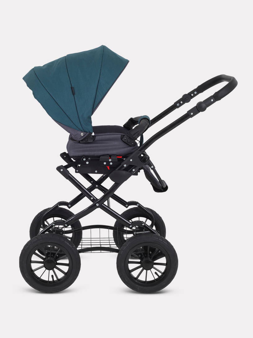 Коляска 2 в 1 Rant Siena Classic 2024 04 серый - темно-бирюзовый