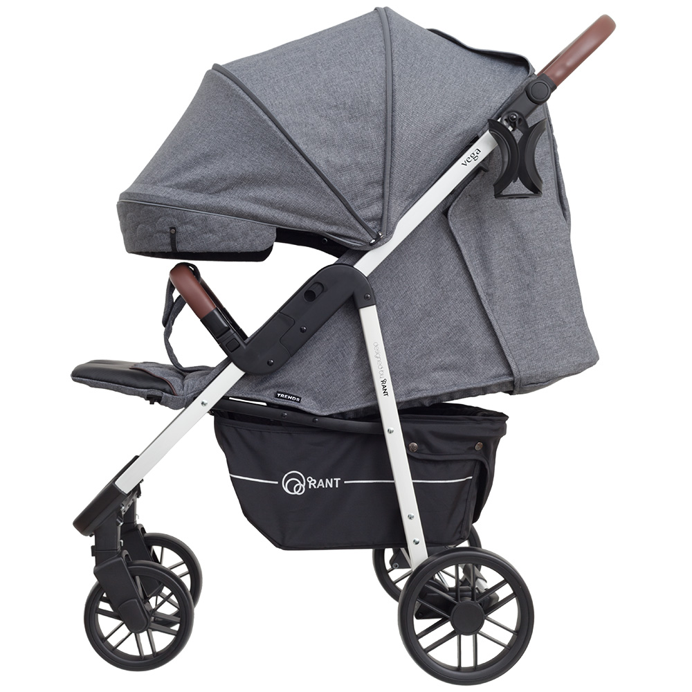 Коляска прогулочная Rant Vega Trends Koala Grey. Цвет: Темно-серый