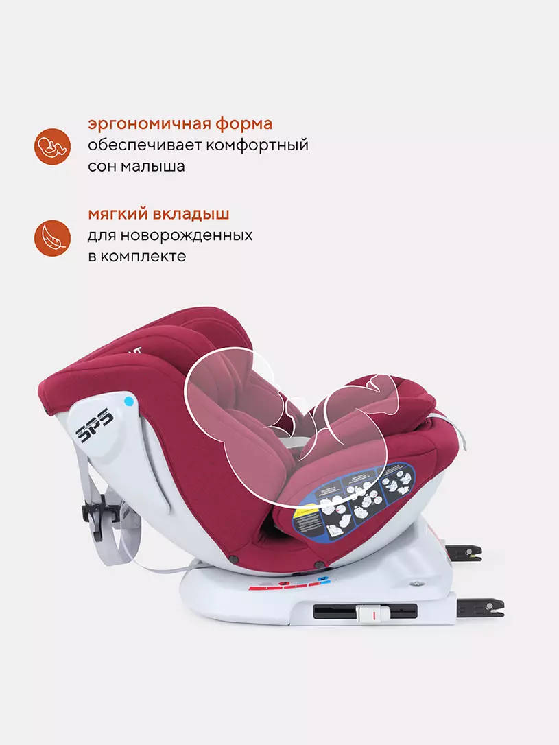 Автокресло Rant Nitro 0/1/2/3 (0-36 кг) Red