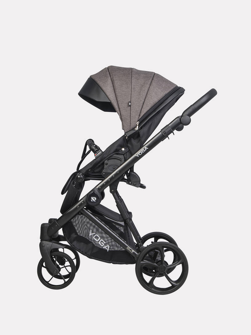 Коляска 2 в 1 Riko Basic YOGA, 02 КОРИЧНЕВЫЙ
