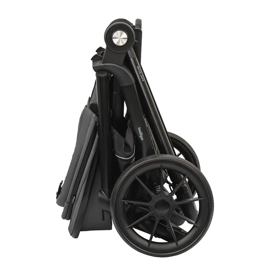 Коляска 2 в 1 Indigo SOLAR серый