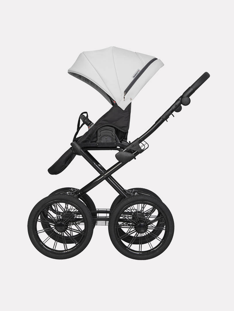 Коляска 2 в 1 Riko Basic Aicon Ecco Prestige 02 белый