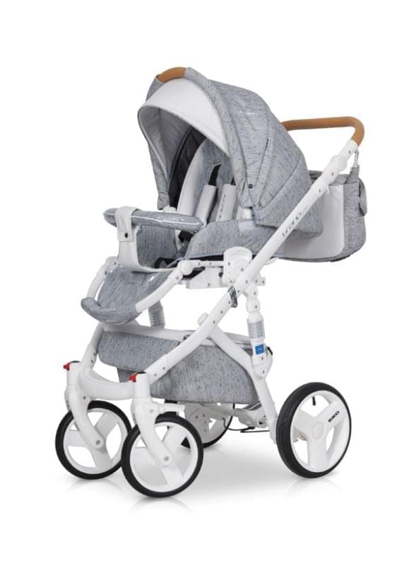Коляска 2 в 1 Riko Bruno Luxe 05 серый