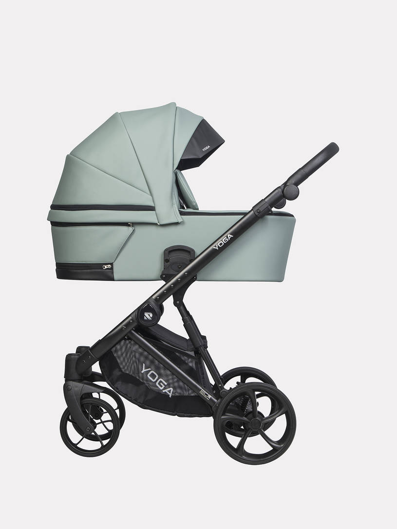 Коляска 3 в 1 Riko Basic Yoga Ecco 16 Lagoon, Зеленый