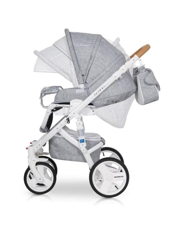 Коляска 2 в 1 Riko Bruno Luxe 05 серый