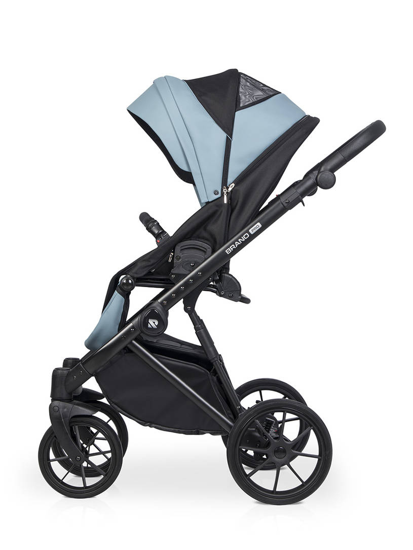 Коляска 2 в 1 Riko Brano Pro Crystal blue