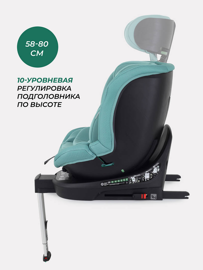 Автокресло Mowbaby Stage isofix (40-150 см) 0-36 кг Green