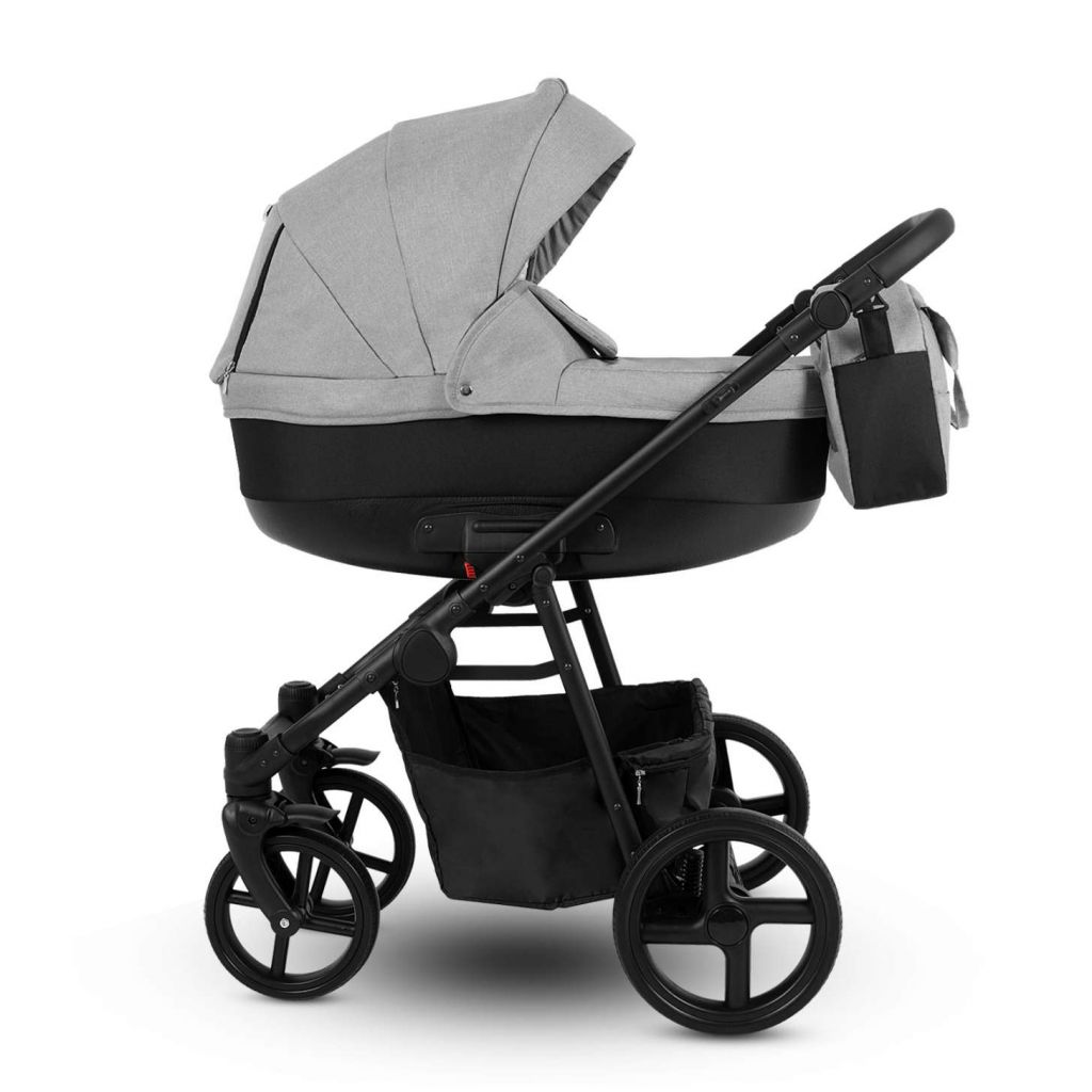 Коляска 2 в 1 Camarelo Navo, Светло-серый меланж