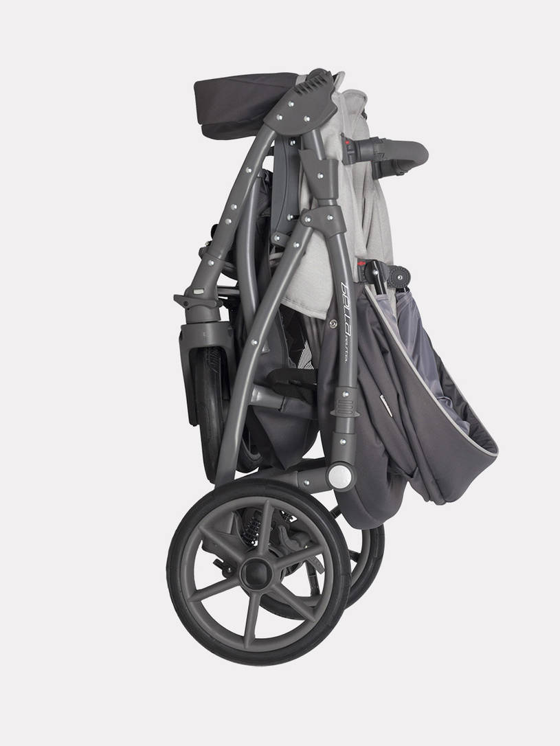 Коляска 2 в 1 Riko Basic Bella Pastel 01 серый