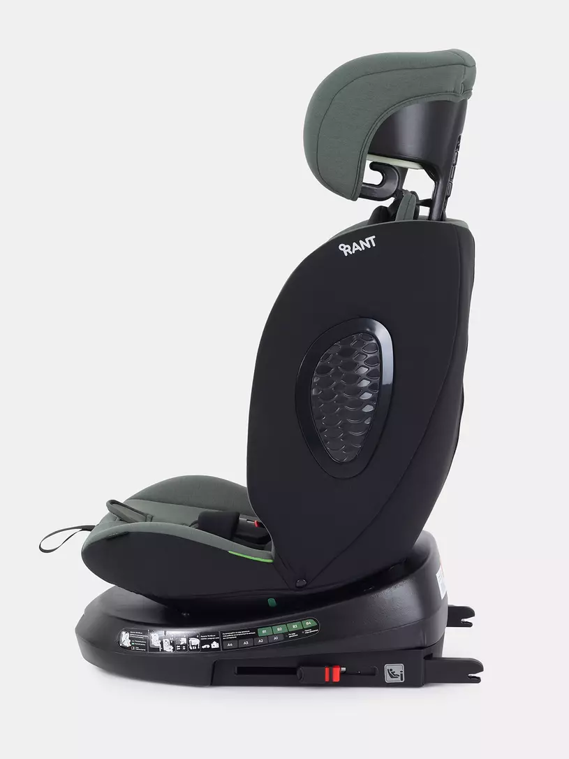 Автокресло Rant Helix isofix группа 0/1/2/3 (40-150 см; 0-36 кг), Green