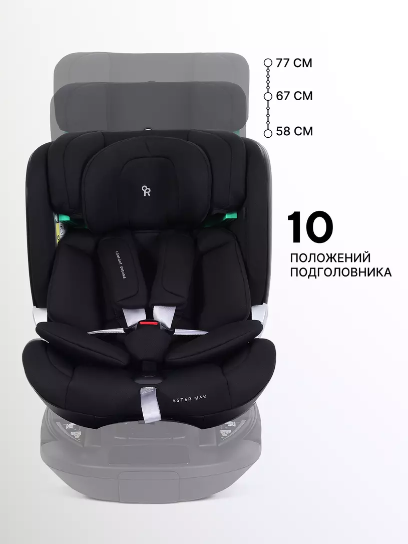 Автокресло Rant Aster Max (40-125 см) Black
