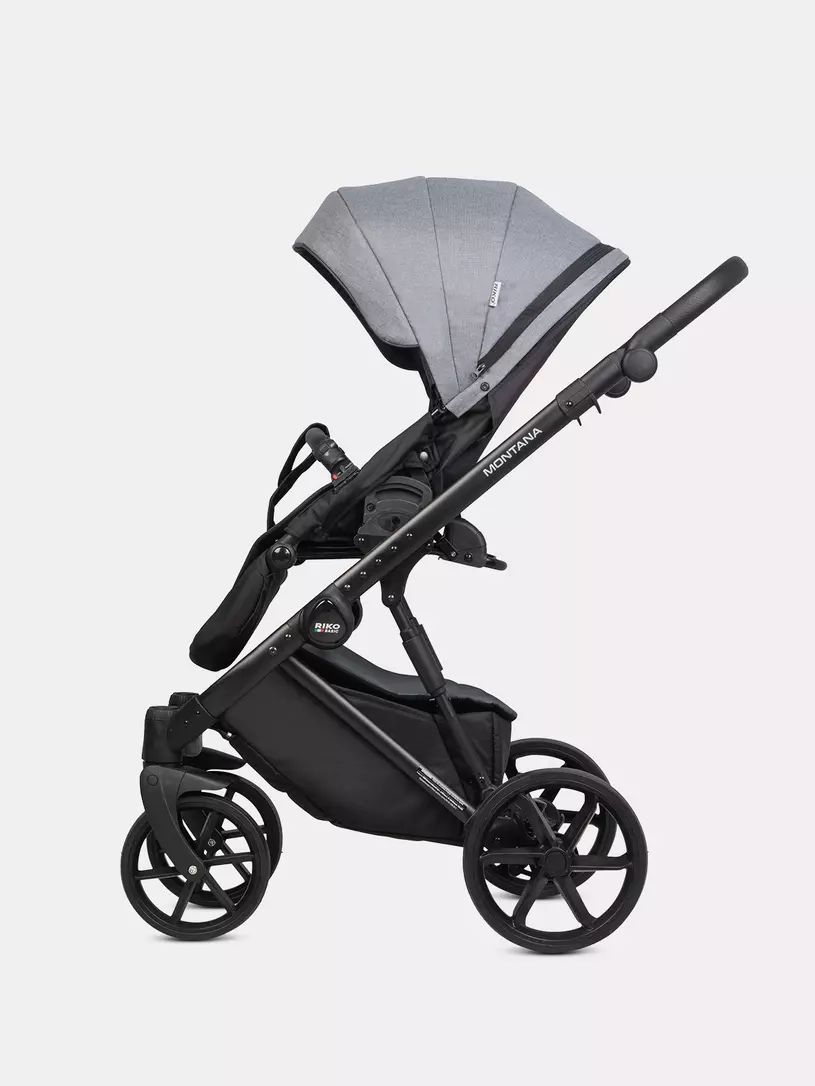 Коляска 3 в 1 Riko Basic Montana Plus 40 Graphite