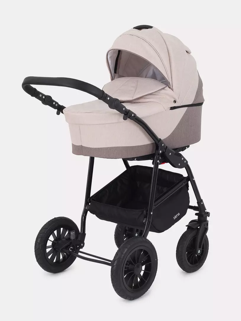 Коляска 3 в 1 Rant Siena 2024 09 коричневый-бежевый