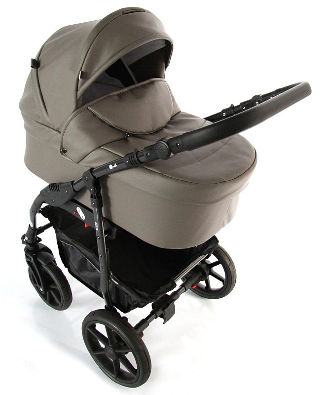Детская коляска Sevillababy Stilo 2 в 1 St-02 т. серый экокожа