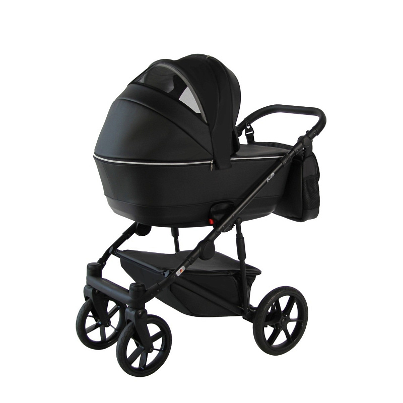 Детская коляска Sevillababy Tisso 2 в 1 черный экокожа