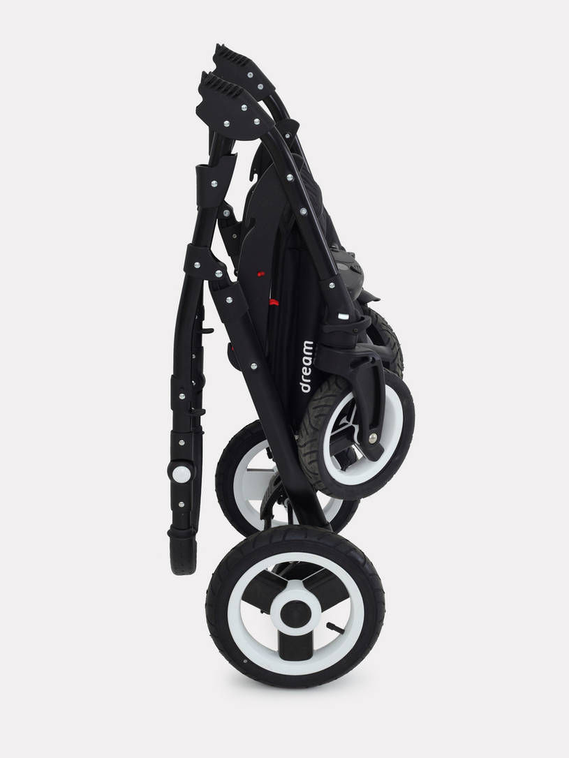 Коляска 2 в 1 Rant Dream 08 серый-темно-зеленый