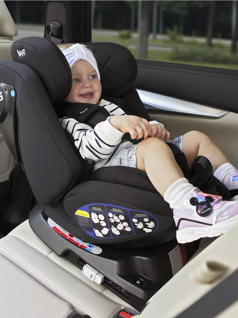 Автокресло Rant Nitro 0/1/2/3 (0-36 кг) Black