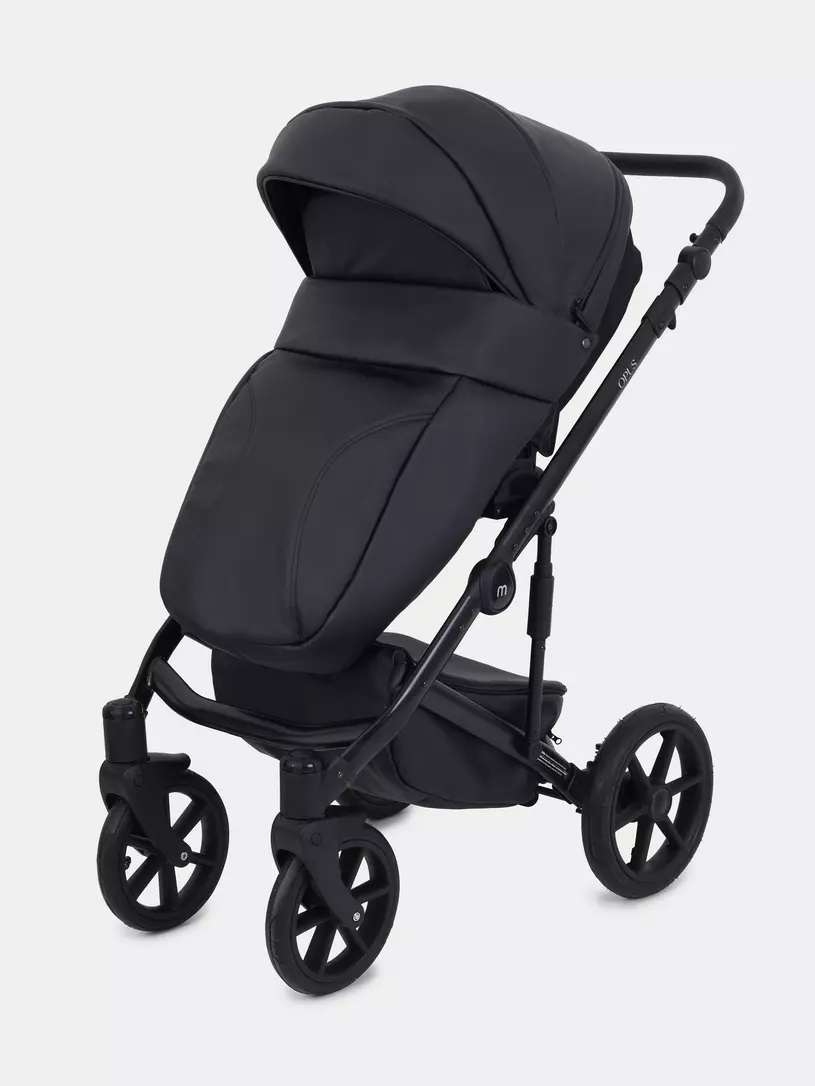 Коляска 3 в 1 Mowbaby Opus Midnight black, Черный